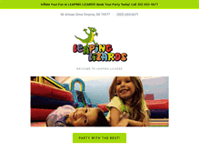 Tablet Screenshot of leapinglizardssmyrna.com